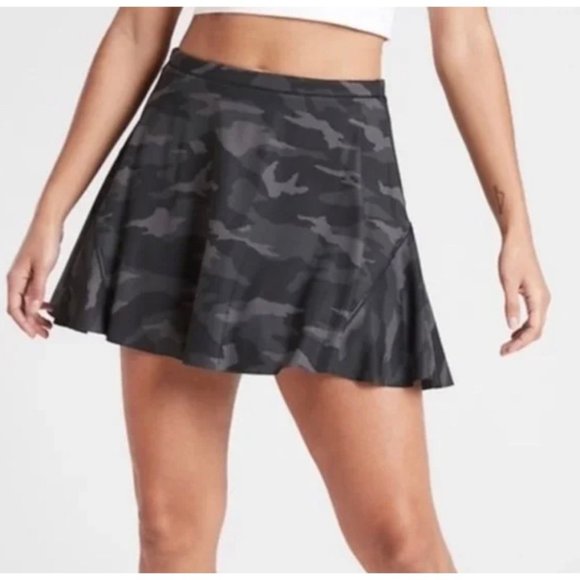 Athleta Black Camo Matchpoint Skort - Picture 1 of 10